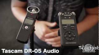 Zoom H1 vs Tascam DR05 Audio Shootout amp Comparison [upl. by Akoyn]