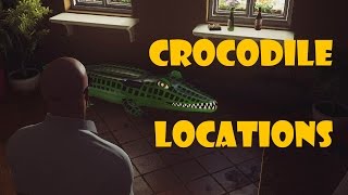 HITMAN  Sapienza  All inflatable crocodile locations Investigator challenge [upl. by Ahsilak148]