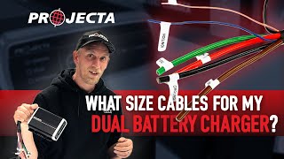 Projecta Dual Battery Charger Installation  Tips on Cable Sizing [upl. by Onin]