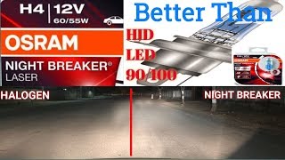 Unboxing amp Review Osram H4 Laser Night Breaker Duo Box 64193NBLHCB Light [upl. by Sarene]