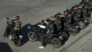 Going to WAR scene  Sons of Anarchy Season 3 Finale [upl. by Helsell9]