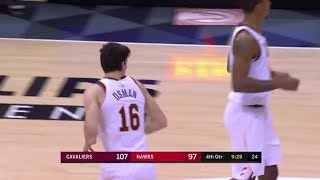 Cedi Osmanın Atlanta Hawks maçı performansı 5 SAYI 4 RBD 1 AST 1 TÇ [upl. by Bertold]