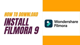 How To Download And Install Filmora 9 Without Watermark Video Editing for laptop PC [upl. by Ydnarb]