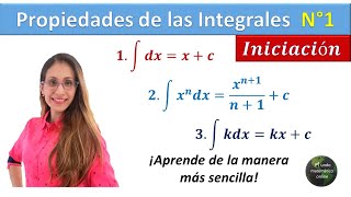 Propiedades de las integrales N°1  Integración [upl. by Kciredohr530]