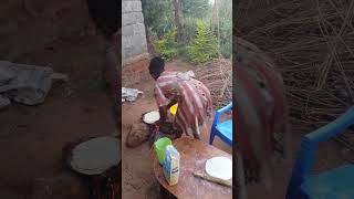 FINAL STAGES OF MAKING UNBURNT SOFT LAYERED CHAPATIS USING FIREWOOD [upl. by Asiralc293]