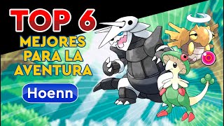 TOP 6 MEJORES POKÉMON PARA LA AVENTURA EN RUBÍ ZAFIRO Y ESMERALDA [upl. by Helene541]