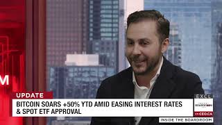 Bitcoin Soars 50 YTD Amid Easing Interest Rates amp Spot ETF Approval [upl. by Laeria]