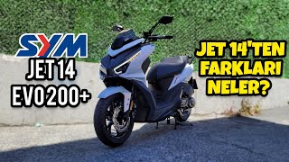 Sym Jet 14 200 Evo Plus Detaylı İnceleme  Jet14ten Farkları Neler  Motosiklet Vizyonu [upl. by Htide56]