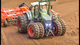 RC Tractor Compilation Awesome farming in small scale [upl. by Naziaf]