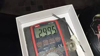 RPM Setting Using Frequency counting Multimeter [upl. by Namya]