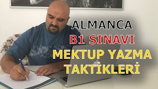 Almanca DTZ Mektup Yazma Taktikleri  Hacı Ahmet Altıner [upl. by Anerhs]