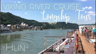 Viking River Cruise Longship Tour Hlin  Rooms Atmosphere Layout  more [upl. by Zavala]