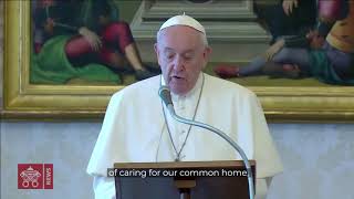 Pope Francis kicks off Laudato Si Week English [upl. by Legyn]