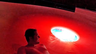 Interactive LED Bowl Waterslide  Infinity at Splashdown Poole [upl. by Stagg]