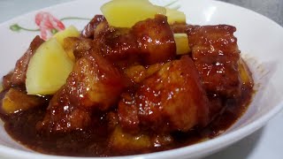 HOW TO COOK PORK HAMONADO HAMONADONG BABOY RECIPE [upl. by Mcnully]