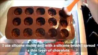 Baileys filled chocolates recipe Cioccolatini al baileys [upl. by Fanchie]