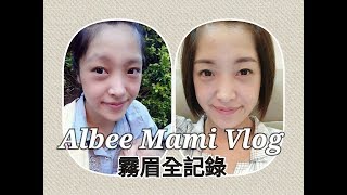 Albee三寶媽咪│霧眉全紀錄│Vlog [upl. by Francene43]