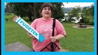 Fugetek Selfie Stick Tripod with Bluetooth Review [upl. by Ikik222]