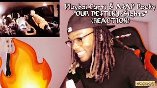 THE BEAT 🔥  Playboi Carti amp AAP Rocky quotOUR DETINYSightsquot REACTION [upl. by Artur]