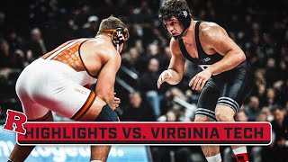 Virginia Tech at Rutgers  Highlights  Big Ten Wrestling  Nov 17 2023 [upl. by Celinka]