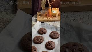 Double chocolate chip cookies recipe shorts aesthethic cookies [upl. by Weywadt]