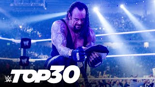 30 unforgettable Undertaker moments WWE Top 10 Special Edition Oct 28 2020 [upl. by Amilb]