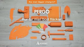 Hur tar man bort fläckar från ett vinylgolv  Pergotutorial [upl. by Akemor483]