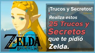 25 TRUCOS y SECRETOS de Zelda Breath of the Wild  N Deluxe [upl. by Vikky423]