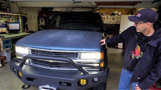 HighLow Beam Headlight Relay Install for OBS Chevy  Painless Kit How To [upl. by Brinn249]