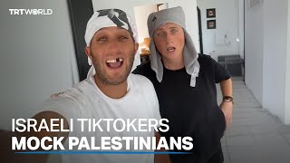 Israeli TikTokers mocking embattled Palestinians goes viral in Israel [upl. by Koralie]