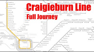 Craigieburn Line Full Journey [upl. by Boesch]