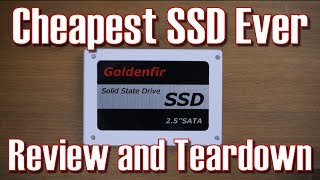 The Cheapest SSD on the Market Goldenfir SSD Review and Teardown [upl. by Joette]