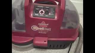 Bissell Spotbot Proheat Microban Spot Cleaning Vacuum Cleaner My Review  Demonstration [upl. by Weixel]