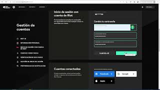 Como Cambiar La Contraseña En Mi Cuenta De Valorant Riot Games [upl. by Notrem673]