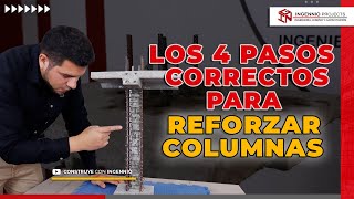 REFUERZO DE COLUMNAS DE CONCRETO [upl. by Adnawak]