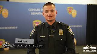 Pacifica High School Alumni Sworn into Oxnard Police Department [upl. by Inajar433]