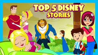 Top 5 Disney Stories  Fairy Tales  Bedtime Stories for Kids  Tia amp Tofu [upl. by Atilahs]