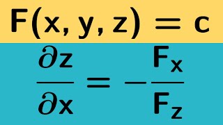 Multivariable Calculus  Implicit derivatives with the chain rule [upl. by Karlotte]