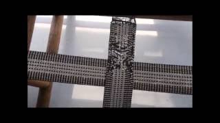 DIY Reweb Bamboo Patio furniture elastic re webbing [upl. by Everest]