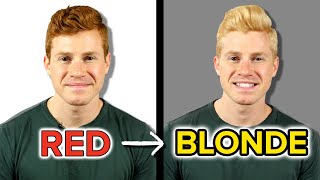 A Redhead Gets Blonde Hair For A Week [upl. by Modnar]