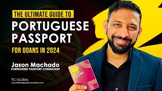 Unlocking Portuguese Citizenship for Goans StepbyStep Guide  Portuguese Passport 2024 [upl. by Anitnatsnok]