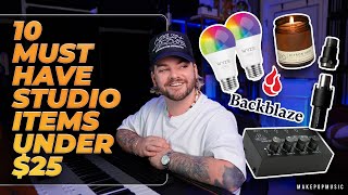 10 Items Under 25 You NEED For Your Studio Affordable Gifts For Music Producers [upl. by Aldous143]