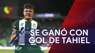 Tahiel Jiménez da el triunfo a Santos Laguna su padre Lorito Jiménez explotó de emoción [upl. by Werdnael]