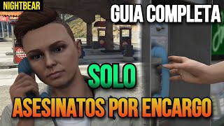 Guía Completa Asesinatos Por Encargo Solo  GTA Online The Contract [upl. by Niltak]