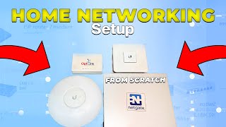 The EASIEST UniFi Home Networking Setup from Scratch 2023  Fully Explained [upl. by Sucy]