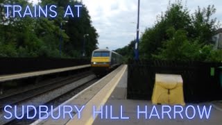 Trains at Sudbury Hill Harrow on 22072022 and 13072024 [upl. by Eerehs]