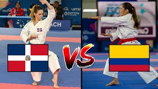 Valentina Zapata 🇨🇴 vs María Dimitrova 🇩🇴 Kata por la presea de oro 🥇 Juegos Centroamericanos 2023 [upl. by Nigel]