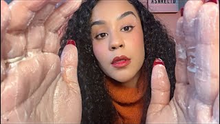 LOTION MASSAGE ASMR layered asmr  lotion sounds  Asmr Massage [upl. by Strawn]