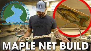 Wooden Fishing Net Build for a Great Cause [upl. by Aokek]