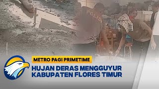 Dapur Umum Pengungsi Erupsi Lewotobi Kebanjiran  Metro Pagi Primetime [upl. by Kurys]